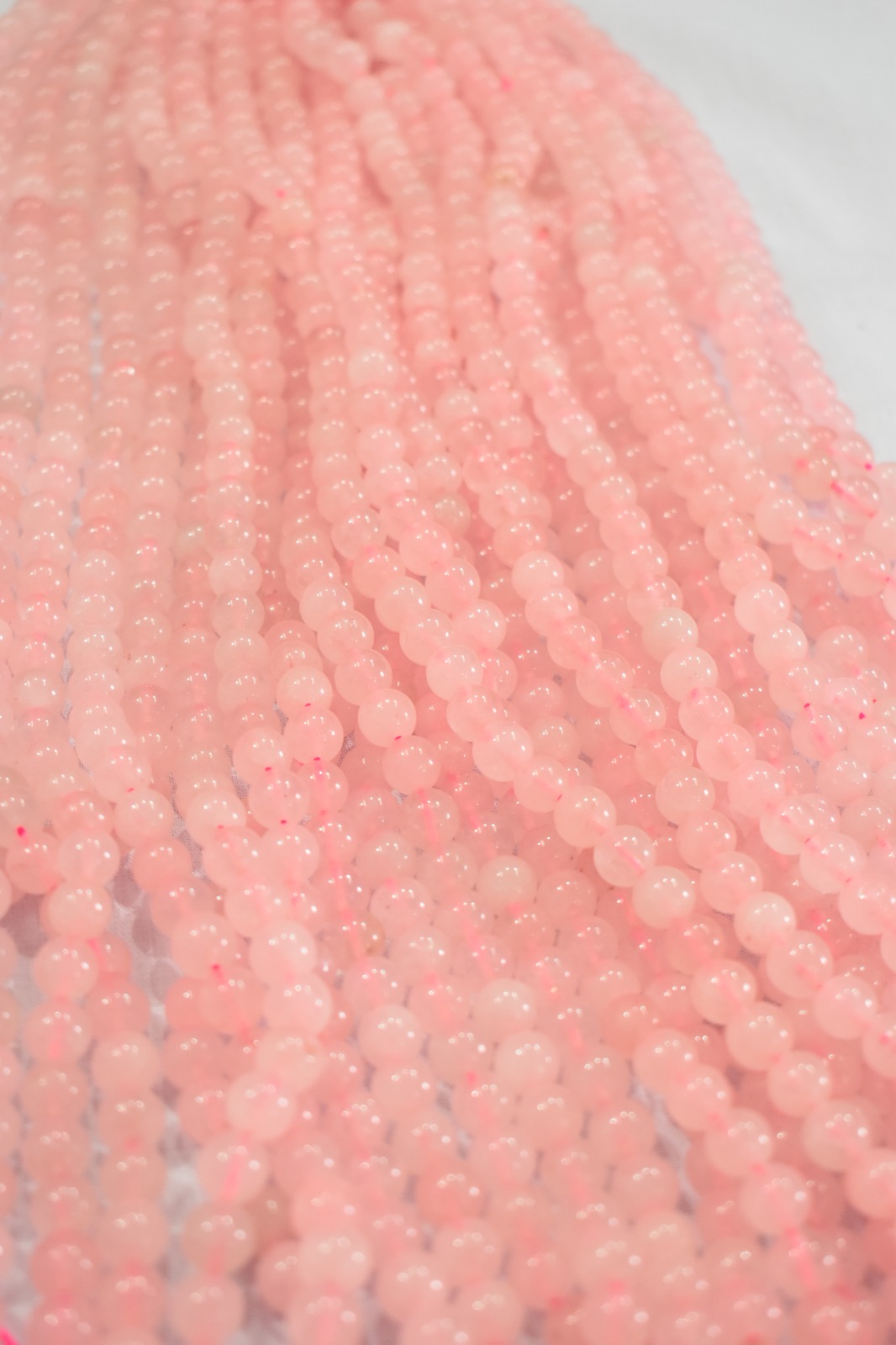 Rose Quartz Bead Strand 8mm