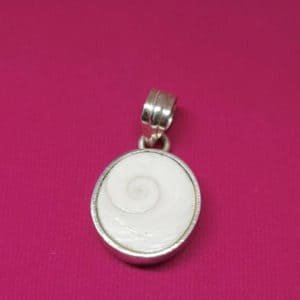 Silver Natural Gomti Chakra Pendant 100% Original Gomti chakra