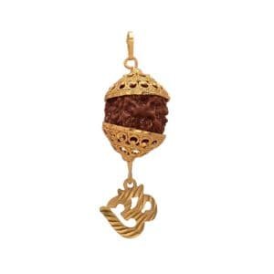 Rudraksha OM Pendant/Locket for Men and Women