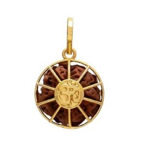 Rudraksha Om Pendant