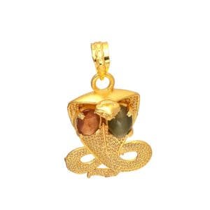 Kaal Sarp Dosh Niwaran Locket Natural Gomed Lehsunia stone