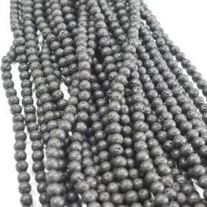 Lava Bead Strand 8mm