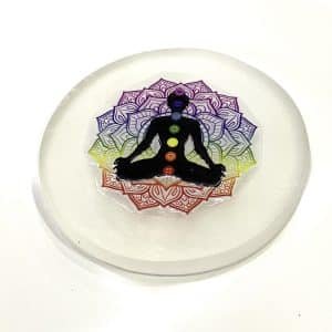 Selenite Plate  7 Chakkra