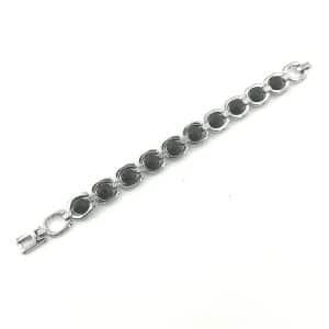 Lava silver polish cuff bracelet